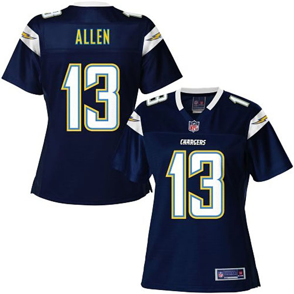Women Pro Line San Diego Chargers #13 Keenan Allen Team Color Jersey