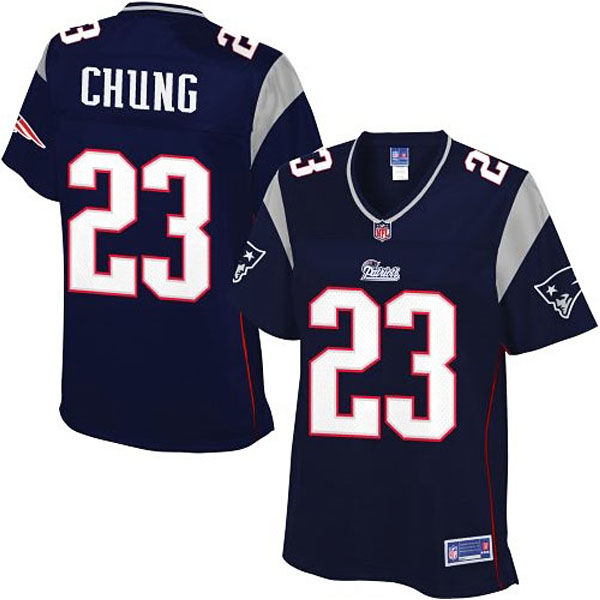 Women Pro Line New England Patriots #23 Patrick Chung Team Color Jersey Women Pro Line New England Patriots #23 Patrick Chung Team Color Jersey