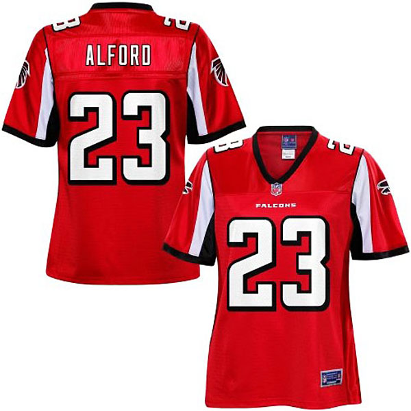 Women Pro Line Atlanta Falcons #23 Robert Alford Team Color Jersey