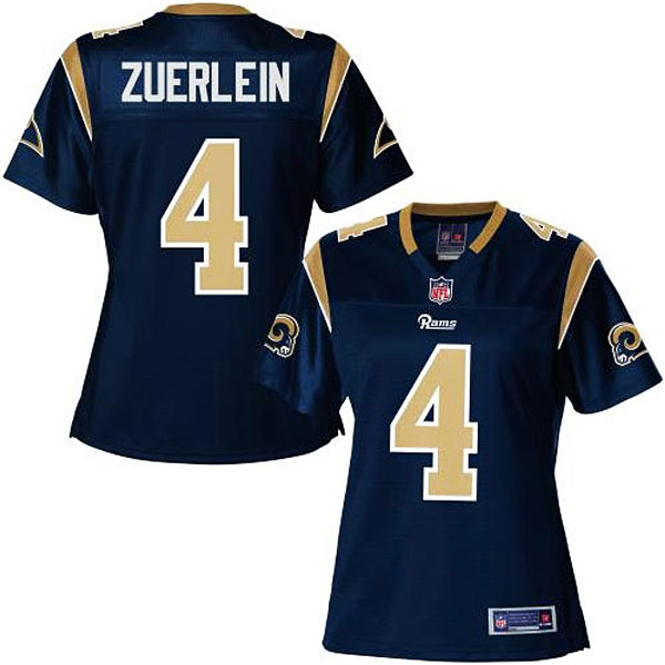 Women Pro Line St. Louis Rams Greg Zuerlein Team Color Jersey