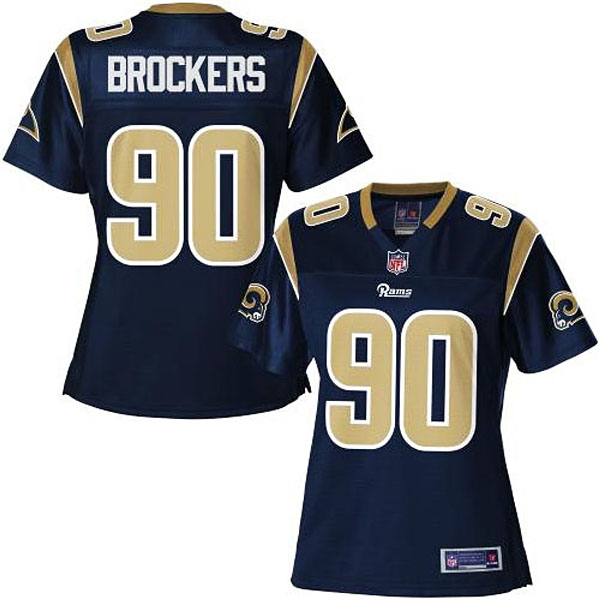 Women Pro Line St. Louis Rams Michael Brockers Team Color Jersey Women Pro Line St. Louis Rams Michael Brockers Team Color Jersey