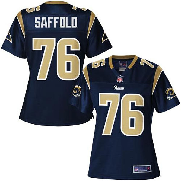Women Pro Line St. Louis Rams Rodger Saffold Team Color Jersey Women Pro Line St. Louis Rams Rodger Saffold Team Color Jersey