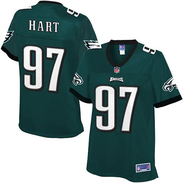 Women Pro Line Philadelphia Eagles #97 Taylor Hart Team Color Jersey Women Pro Line Philadelphia Eagles #97 Taylor Hart Team Color Jersey