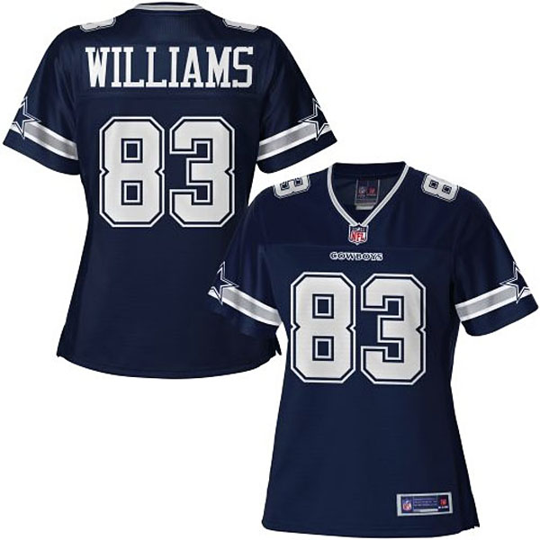 Women Pro Line Dallas Cowboys #83 Terrance Williams Team Color Jersey