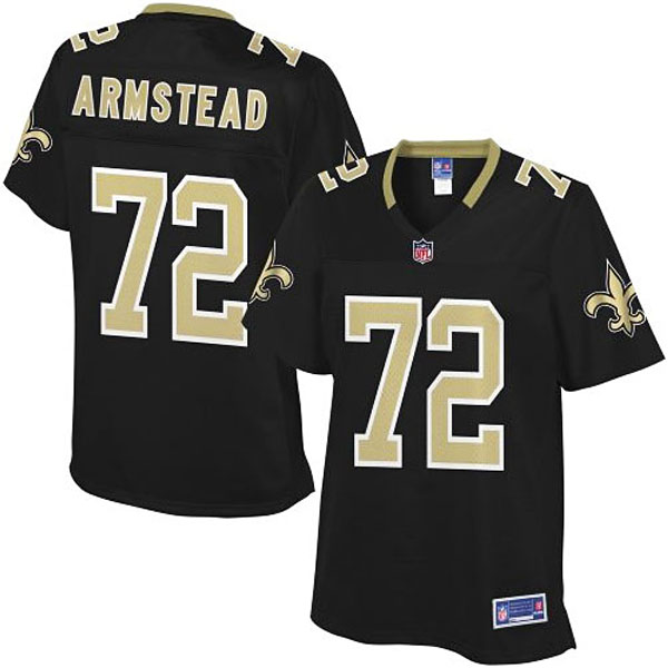 Women Pro Line New Orleans Saints #72 Terron Armstead Team Color Jersey Women Pro Line New Orleans Saints #72 Terron Armstead Team Color Jersey