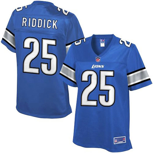 Women Pro Line Detroit Lions #25 Theo Riddick Team Color Jersey Women Pro Line Detroit Lions #25 Theo Riddick Team Color Jersey