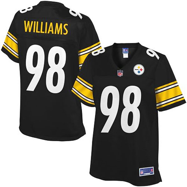 Women Pro Line Pittsburgh Steelers #98 Vince Williams Team Color Jersey - Black Women Pro Line Pittsburgh Steelers #98 Vince Williams Team Color Jersey - Black
