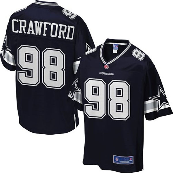 Youth Pro Line Dallas Cowboys #98 Tyrone Crawford Team Color Jersey Youth Pro Line Dallas Cowboys #98 Tyrone Crawford Team Color Jersey