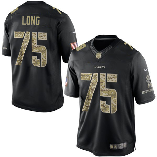 Oakland Raiders #75 Howie Long Black Salute To Service Jersey Oakland Raiders #75 Howie Long Black Salute To Service Jersey