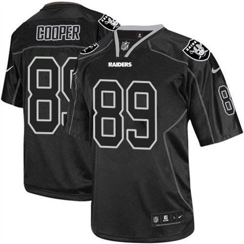 Oakland Raiders #89 Amari Cooper Black Lights Out Jersey