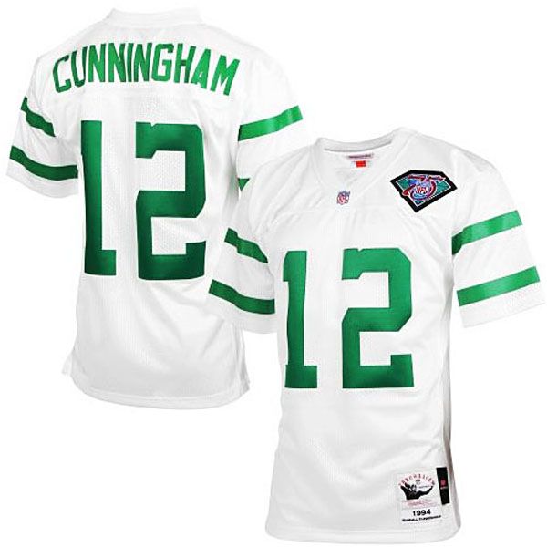 Philadelphia Eagles #12 Randall Cunningham Mitchell & Ness White Authentic Throwback Jersey Philadelphia Eagles #12 Randall Cunningham Mitchell & Ness White Authentic Throwback Jersey