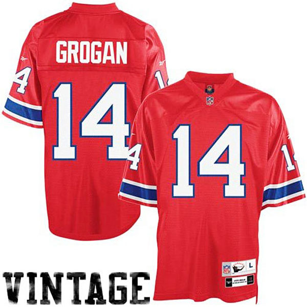 Reebok Equipment New England Patriots #14 Steve Grogan Red Tackle Twill Throwback Football Jersey Reebok Equipment New England Patriots #14 Steve Grogan Red Tackle Twill Throwback Football Jersey
