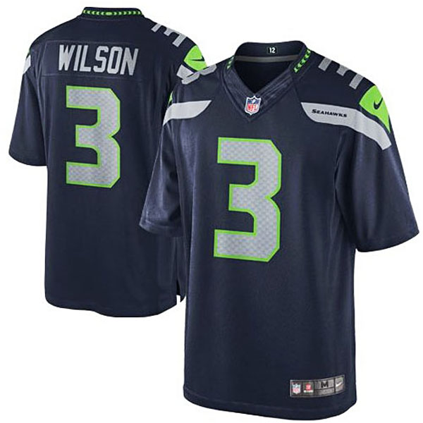 Seattle Seahawks #3 Russell Wilson College Navy Team Color Limited Jersey Seattle Seahawks #3 Russell Wilson College Navy Team Color Limited Jersey