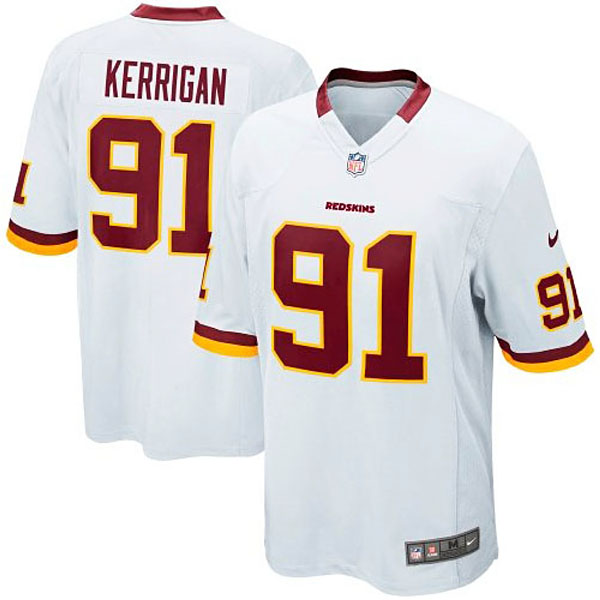 Washington Redskins #91 Ryan Kerrigan White Game Jersey