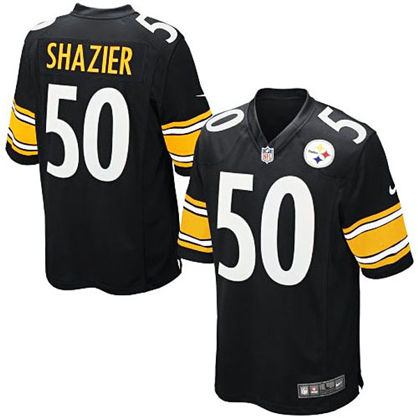 Pittsburgh Steelers #50 Ryan Shazier Black Game Jersey Pittsburgh Steelers #50 Ryan Shazier Black Game Jersey