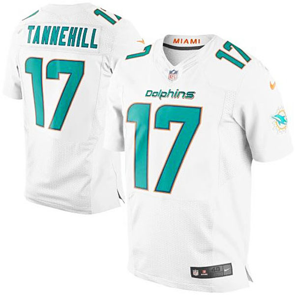 Miami Dolphins #17 Ryan Tannehill White Elite Jersey