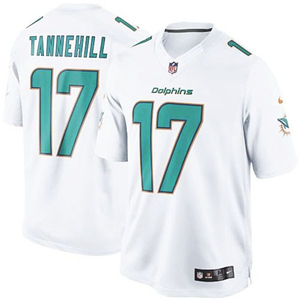 Miami Dolphins #17 Ryan Tannehill White Limited Jersey