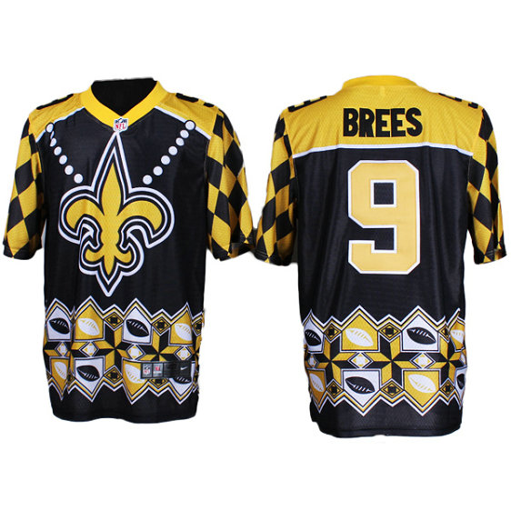 New Orleans Saints #9 Drew Brees Noble Fashion Elite Jersey New Orleans Saints #9 Drew Brees Noble Fashion Elite Jersey
