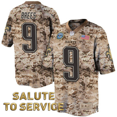 New Orleans Saints #9 Drew Brees Salute to Service Digital Camo Jersey New Orleans Saints #9 Drew Brees Salute to Service Digital Camo Jersey