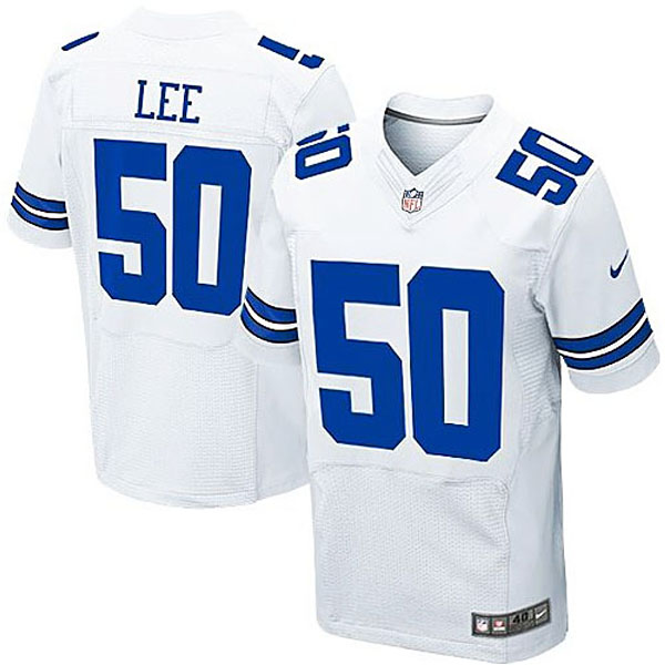 Dallas Cowboys #50 Sean Lee White Elite Jersey