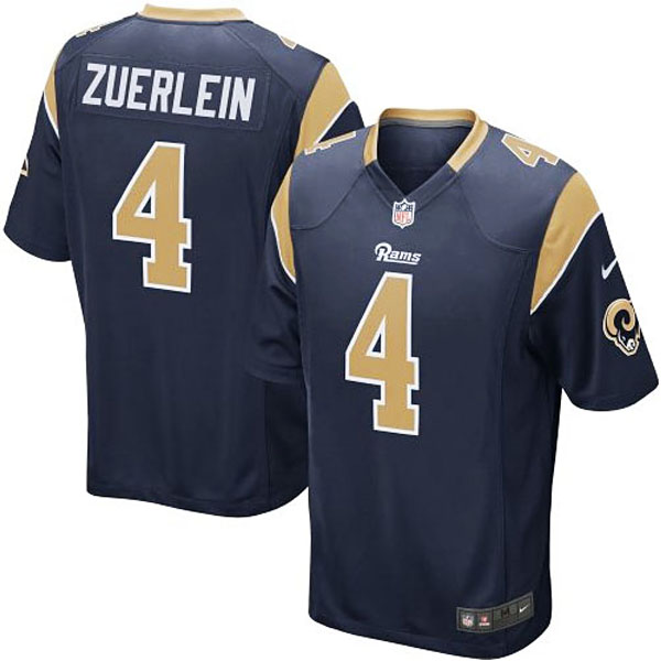 St. Louis Rams Greg Zuerlein Navy Blue Game Jersey St. Louis Rams Greg Zuerlein Navy Blue Game Jersey