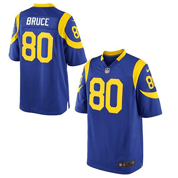 St. Louis Rams #80 Isaac Bruce Royal Blue Retired Player Game Jersey St. Louis Rams #80 Isaac Bruce Royal Blue Retired Player Game Jersey