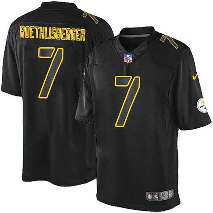 Pittsburgh Steelers #7 Ben Roethlisberger Impact Limited Black Jersey