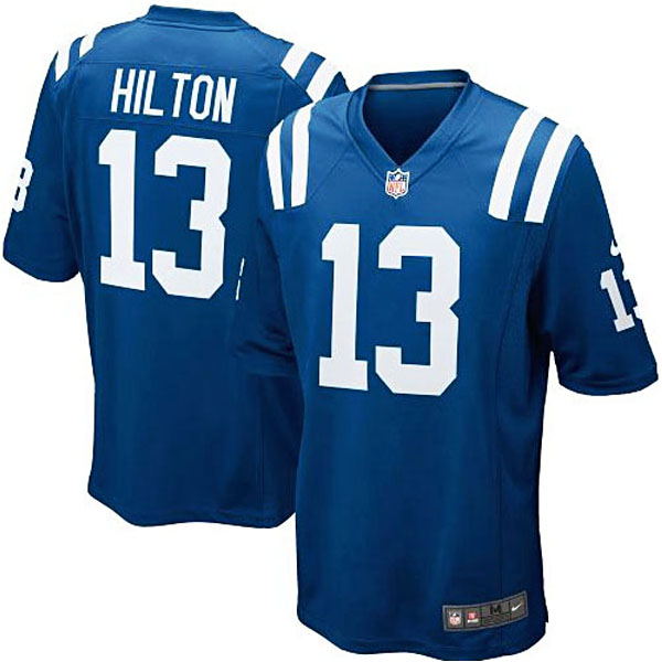 Indianapolis Colts #13 T.Y. Hilton Royal Blue Game Jersey