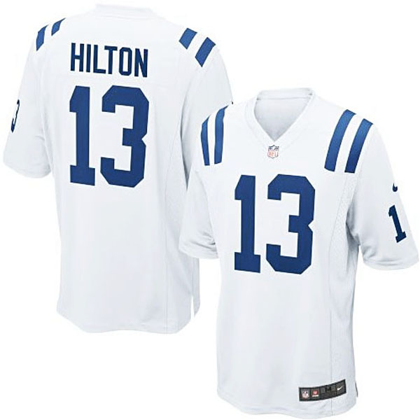 Indianapolis Colts #13 T.Y. Hilton White Alternate Game Jersey