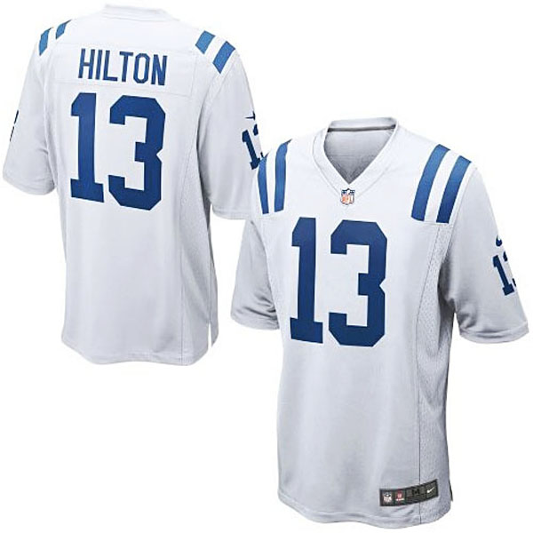 Indianapolis Colts #13 T.Y. Hilton White Game Jersey