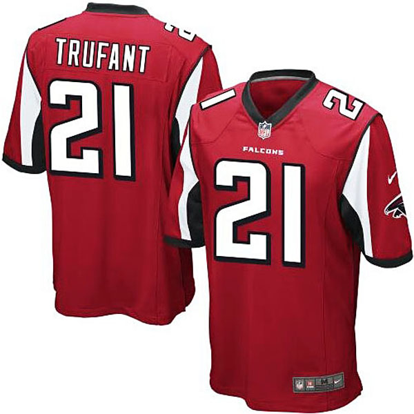 Atlanta Falcons #21 TRUFANT Red Game Jersey Atlanta Falcons #21 TRUFANT Red Game Jersey