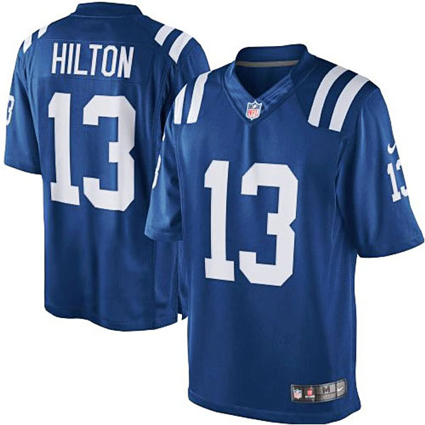 Indianapolis Colts #13 TY Hilton Royal Blue Team Color Limited Jersey