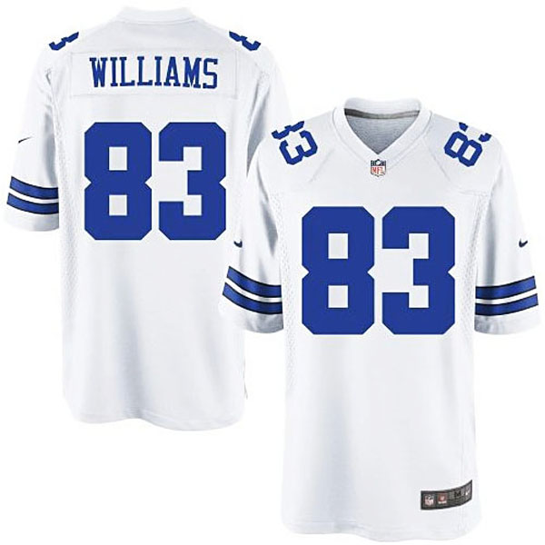 Dallas Cowboys #83 Terrance Williams White Game Jersey