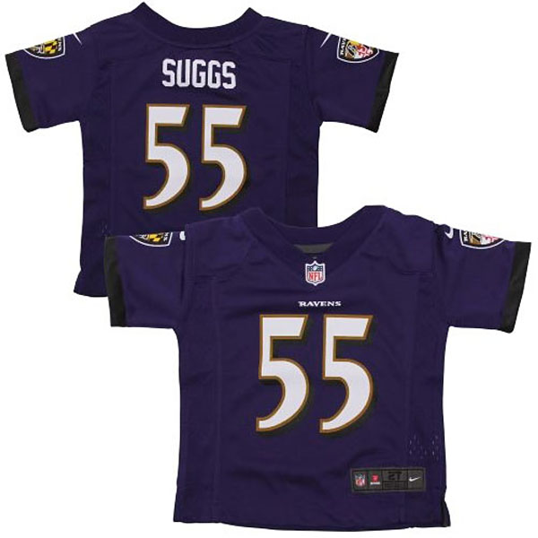 Toddler Terrell Suggs Baltimore Ravens #55 Game Jersey