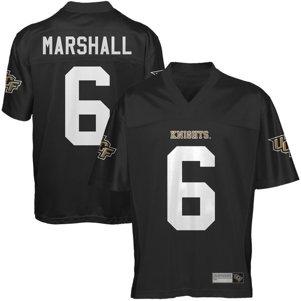 UCF Knights #6 Brandon Marshall Black College Football Jersey UCF Knights #6 Brandon Marshall Black College Football Jersey