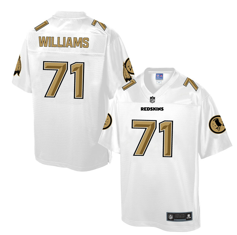 Washington Redskins #71 Trent Williams White Pro Line Fashion Jersey Washington Redskins #71 Trent Williams White Pro Line Fashion Jersey