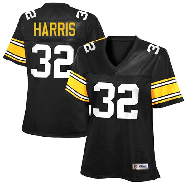 Women Pittsburgh Steelers #32 Franco Harris Black Retired Player Jersey Women Pittsburgh Steelers #32 Franco Harris Black Retired Player Jersey