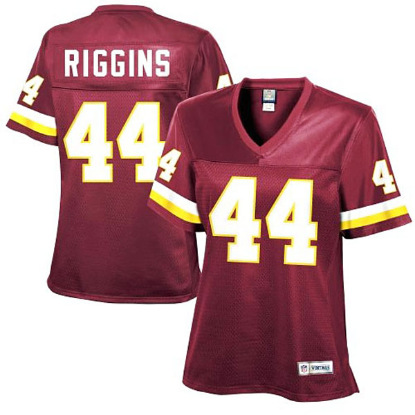Women Washington Redskins #44 John Riggins Burgundy Retired Player Jersey Women Washington Redskins #44 John Riggins Burgundy Retired Player Jersey