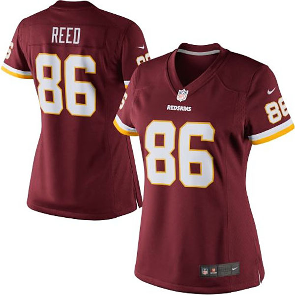 Women Washington Redskins #86 Jordan Reed Burgundy Limited Jersey