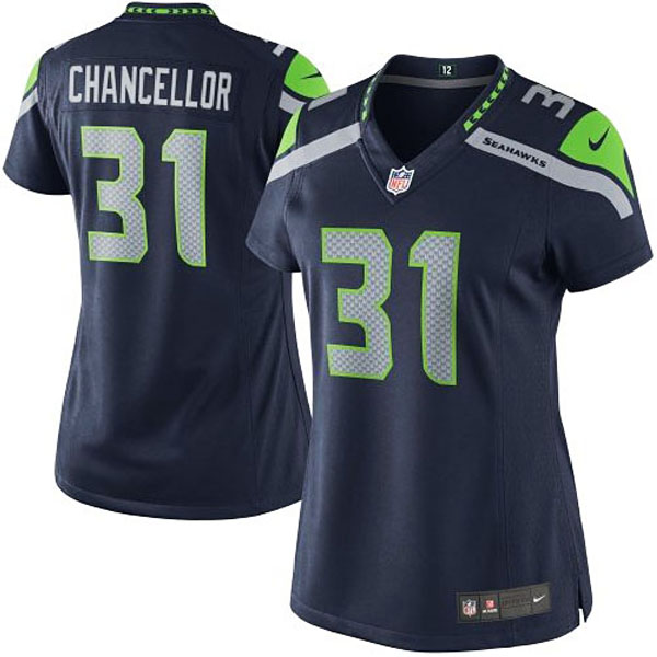 Women Seattle Seahawks #31 Kam Chancellor College Navy Limited Jersey Women Seattle Seahawks #31 Kam Chancellor College Navy Limited Jersey