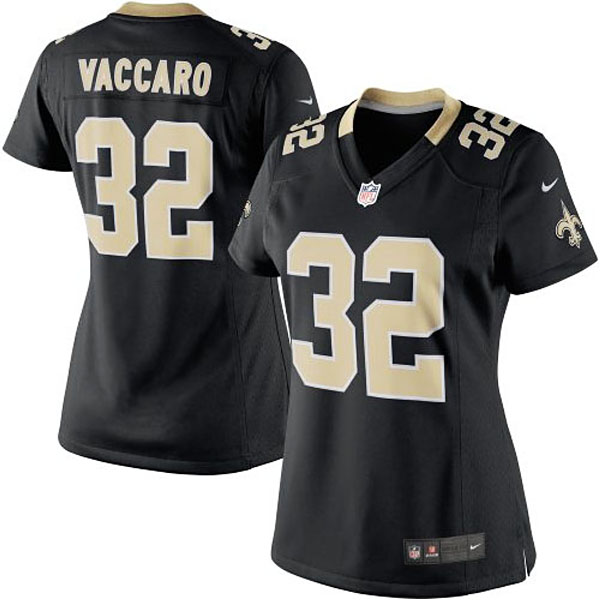 Women New Orleans Saints #32 Kenny Vaccaro Black Limited Jersey Women New Orleans Saints #32 Kenny Vaccaro Black Limited Jersey