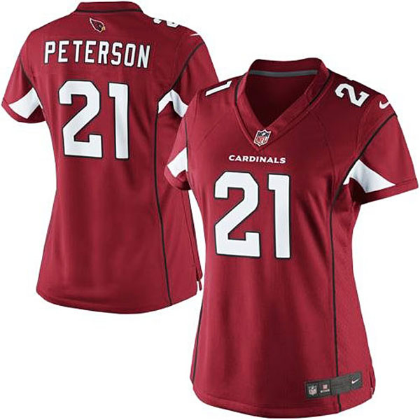 Women Arizona Cardinals #21 Patrick Peterson Cardinal Limited Jersey