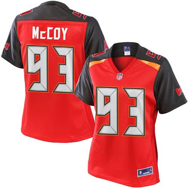 Women Pro Line Gerald McCoy Red Tampa Bay Buccaneers #93 Jersey Women Pro Line Gerald McCoy Red Tampa Bay Buccaneers #93 Jersey