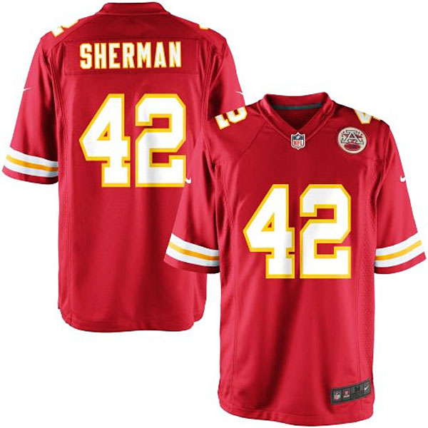 Youth Kansas City Chiefs #42 Anthony Sherman Team Color Game Jersey Youth Kansas City Chiefs #42 Anthony Sherman Team Color Game Jersey