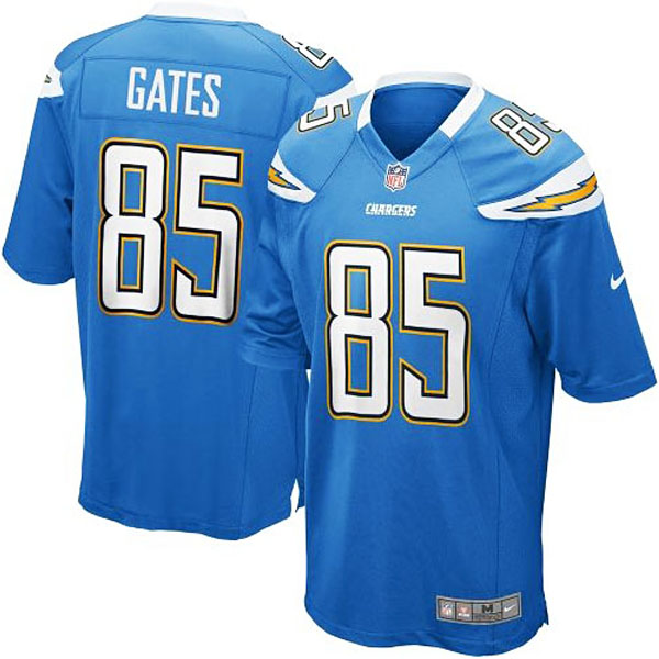 Youth San Diego Chargers #85 Antonio Gates Navy Blue Game Jersey