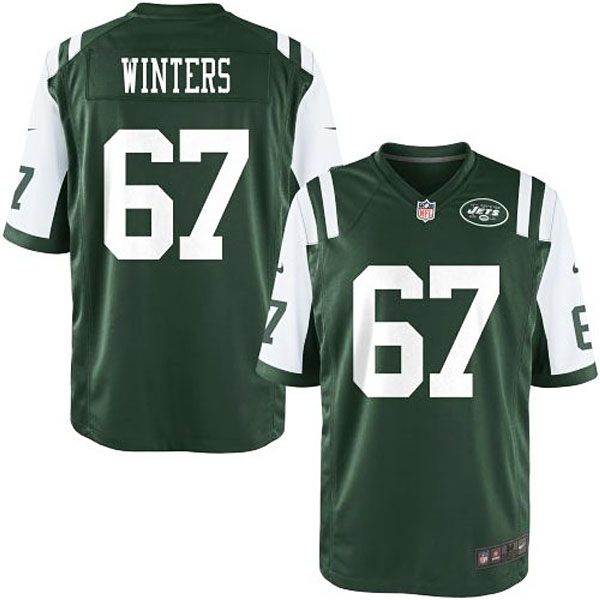 Youth New York Jets #67 Brian Winters Team Color Game Jersey Youth New York Jets #67 Brian Winters Team Color Game Jersey