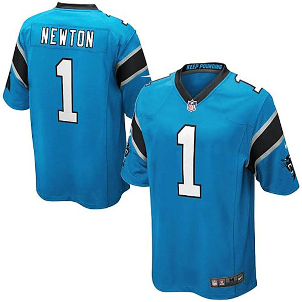 Youth Carolina Panthers #1 Cam Newton Panther Blue Alternate Game Jersey Youth Carolina Panthers #1 Cam Newton Panther Blue Alternate Game Jersey