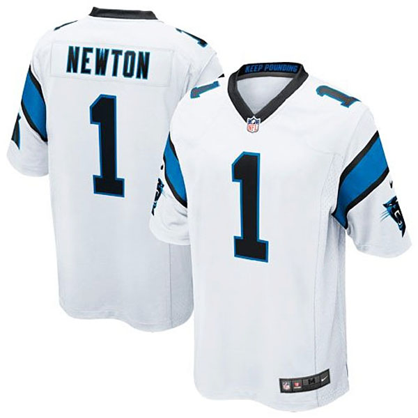 Youth Carolina Panthers #1 Cam Newton White Game Jersey Youth Carolina Panthers #1 Cam Newton White Game Jersey