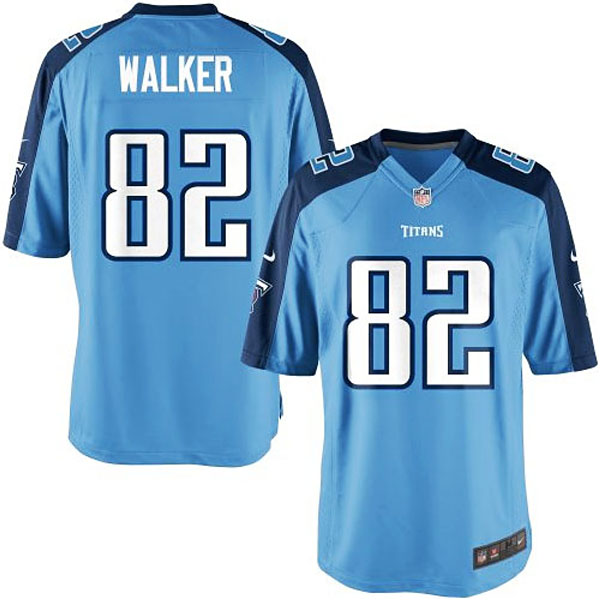 Youth Tennessee Titans #82 Delanie Walker Team Color Game Jersey Youth Tennessee Titans #82 Delanie Walker Team Color Game Jersey