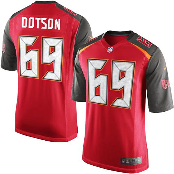 Youth Demar Dotson Red Tampa Bay Game Jersey Youth Demar Dotson Red Tampa Bay Game Jersey